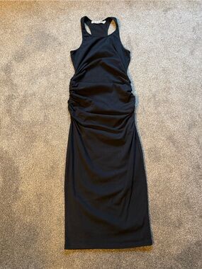 Michael Stars Black Midi Tank Dress